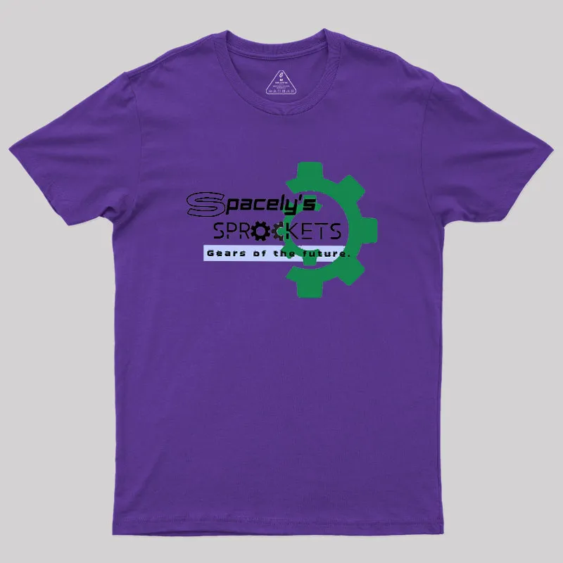 Spacely's Sprockets Futuristic-Retro Geek T-Shirt - Image 3