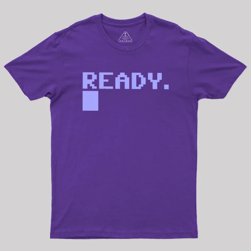 Commodore C64 Ready Geek T-Shirt - Image 5