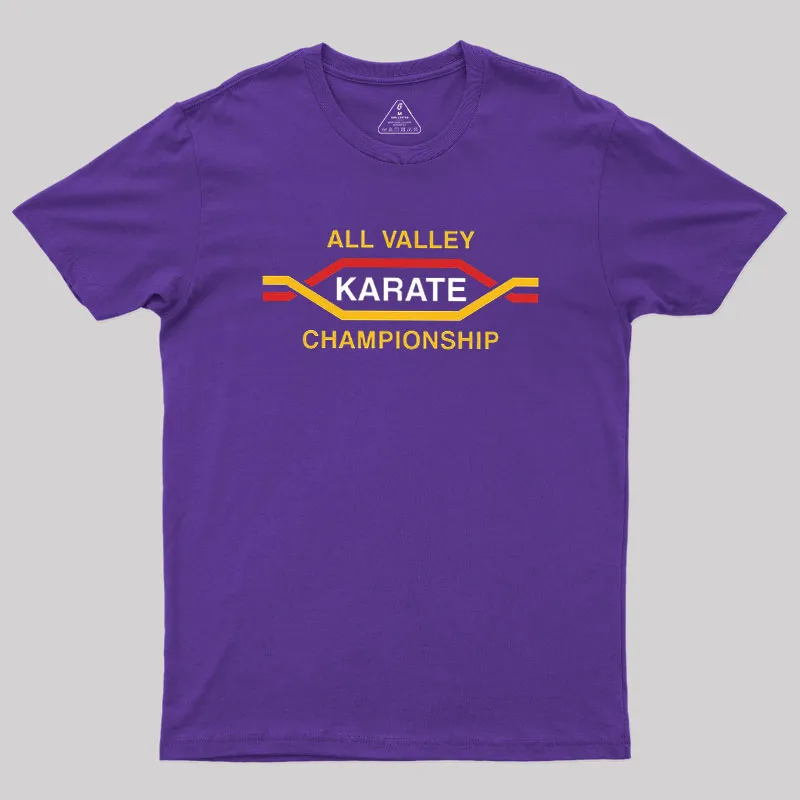 All Valley Karate Championship Geek T-Shirt - Image 4