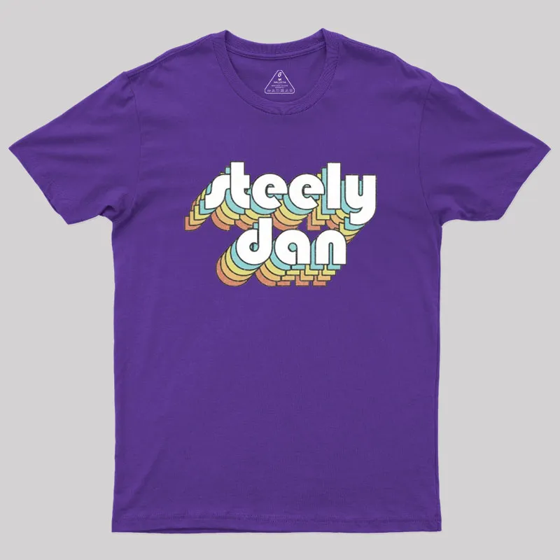 Steely Dan Retro Faded-Style Geek T-Shirt - Image 6