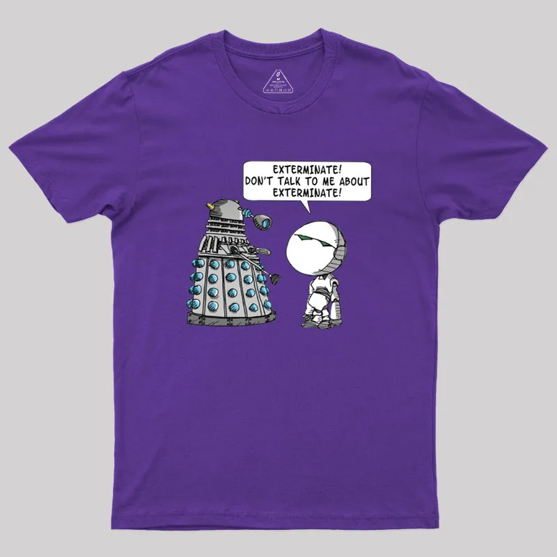 Dalek Adams Mashup Geek T-Shirt - Image 6