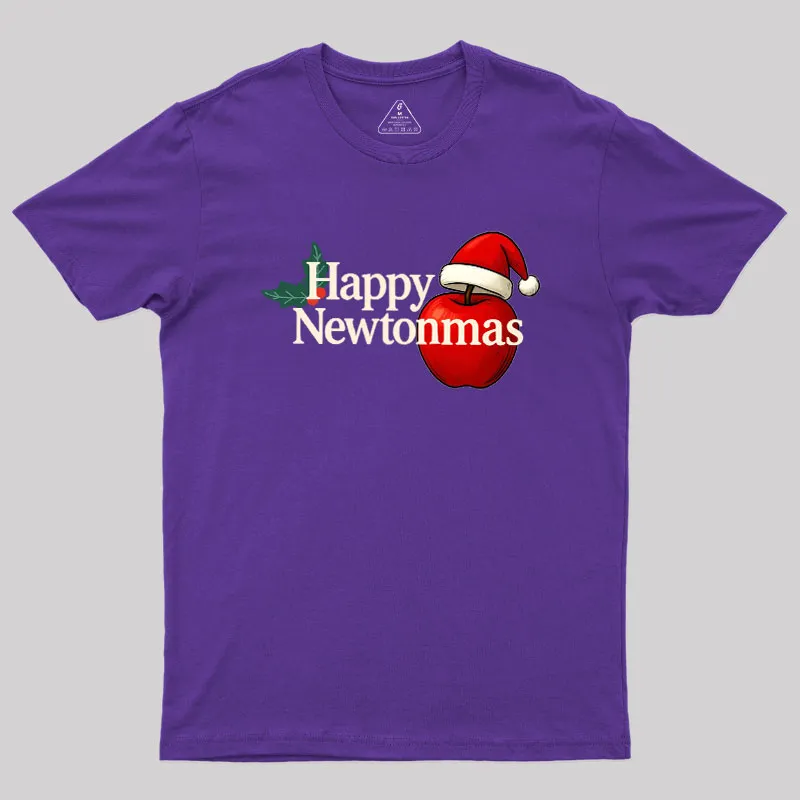 Happy Newtonmas Geek T-Shirt - Image 6