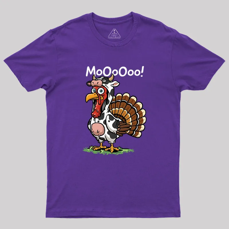 Turkey Moo Geek T-Shirt - Image 6