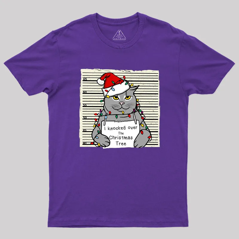 Christmas Cat Geek T-Shirt - Image 6