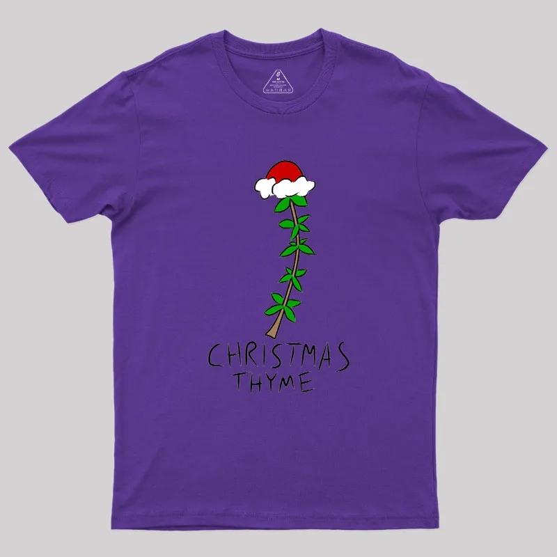 Christmas Thyme Geek T-Shirt - Image 4