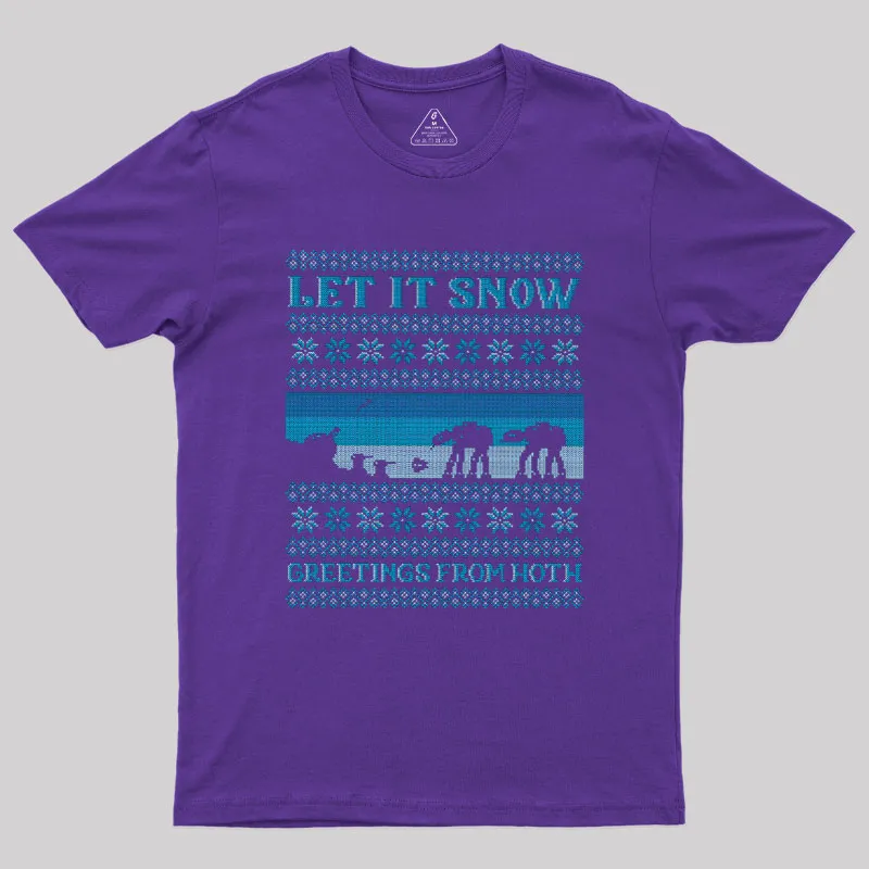 Let It Snow Geek T-Shirt - Image 4