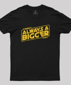 Alternative view of Always a Bigger Fish Geek T-Shirt