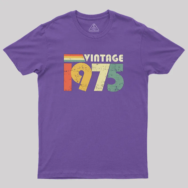 Vintage 1975 Geek T-Shirt - Image 5