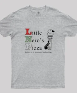 Alternative view of Little Nero's Pizza Home Alone T-Shirt