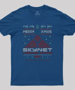 Alternative view of Happy Cyber Xmas T-Shirt