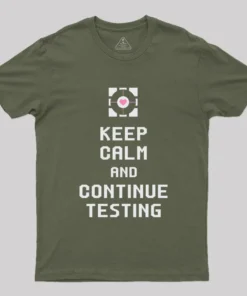 Alternative view of Keep Calm and Continue Testing T-Shirt