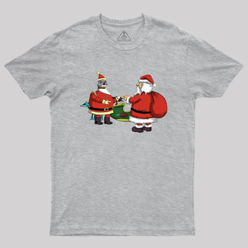 Santa Is That You Geek T-Shirt - Image 4