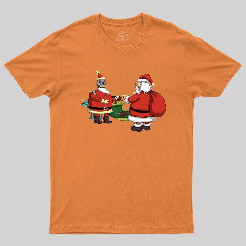 Santa Is That You Geek T-Shirt - Image 7