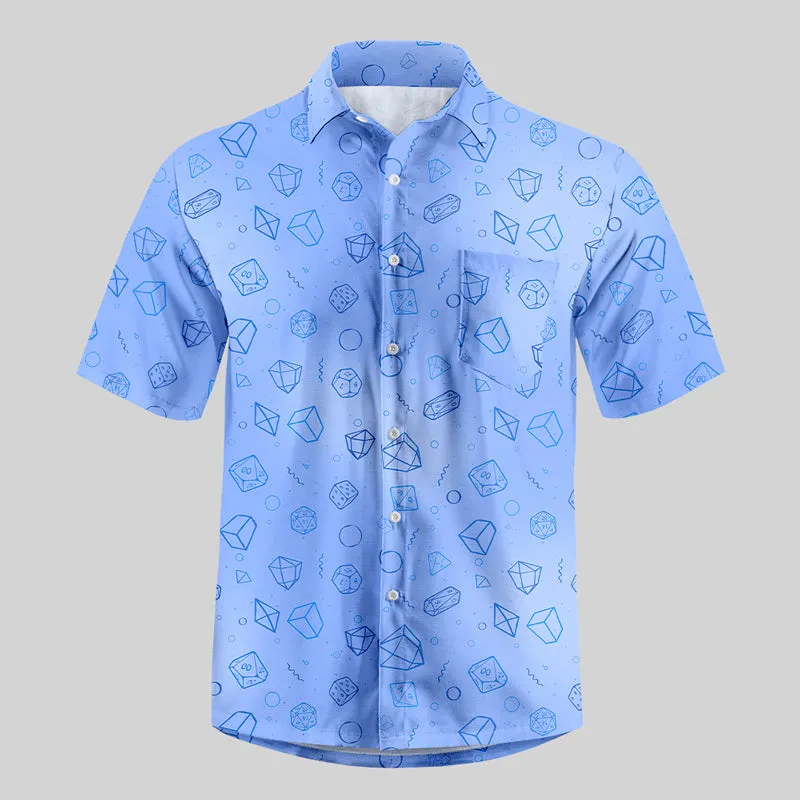 DND Polyhedra in Seawater Button Up Pocket Shirt - Image 2