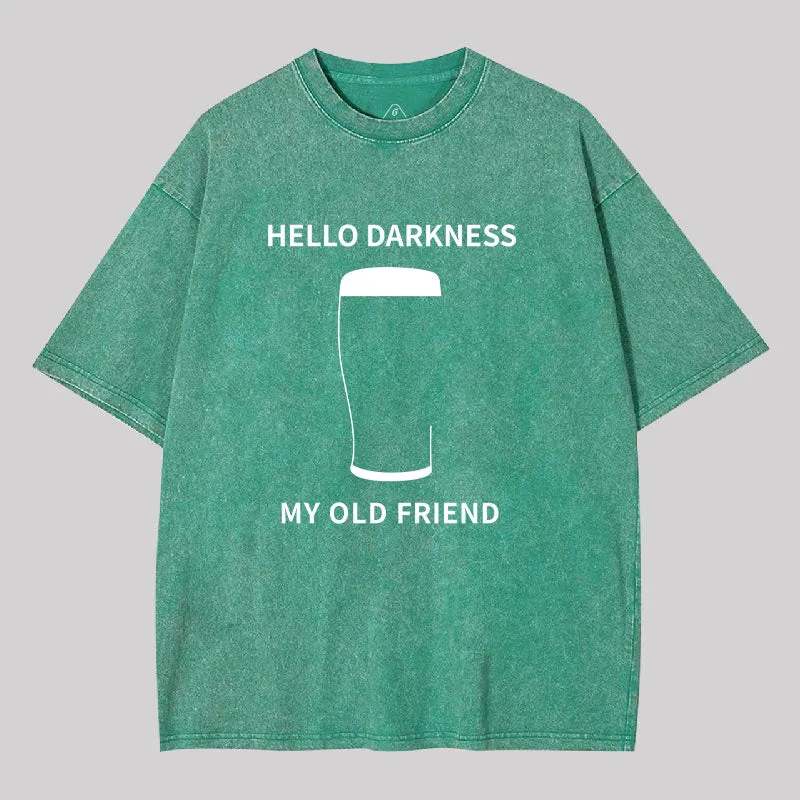 Hello Darkness My Old Friend Washed T-Shirt - Image 8