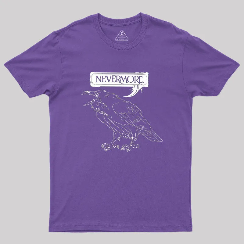 Nevermore Raven Geek T-Shirt - Image 4