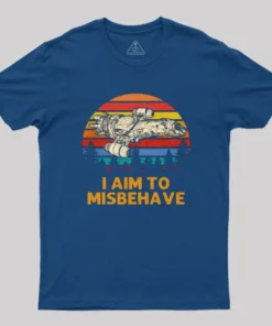 Alternative view of Firefly I Aim To Misbehave T-Shirt