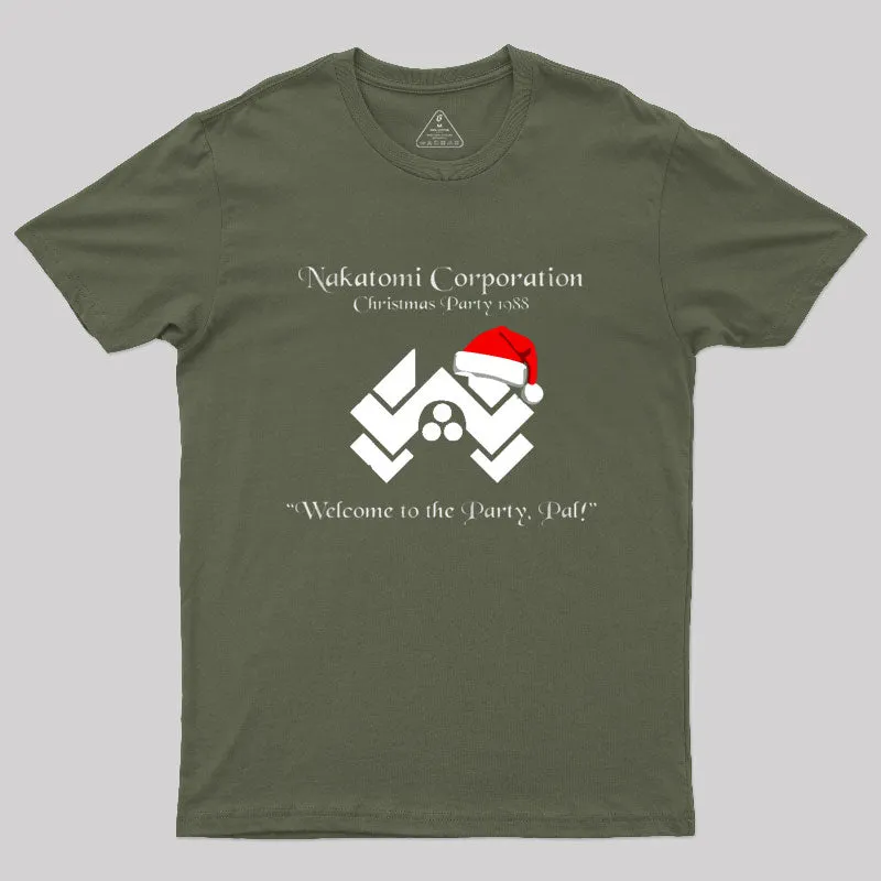 Nakatomi Corporation Christmas Party T-Shirt - Image 3
