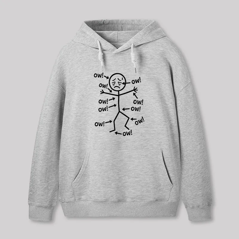 Ow Ow Ow Geek Hoodie - Image 4