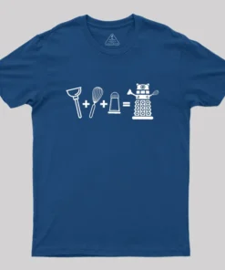 Alternative view of The Dalek Equation Geek T-Shirt