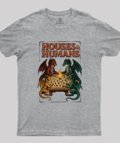 Houses Humans Game Versus Geek T-Shirt