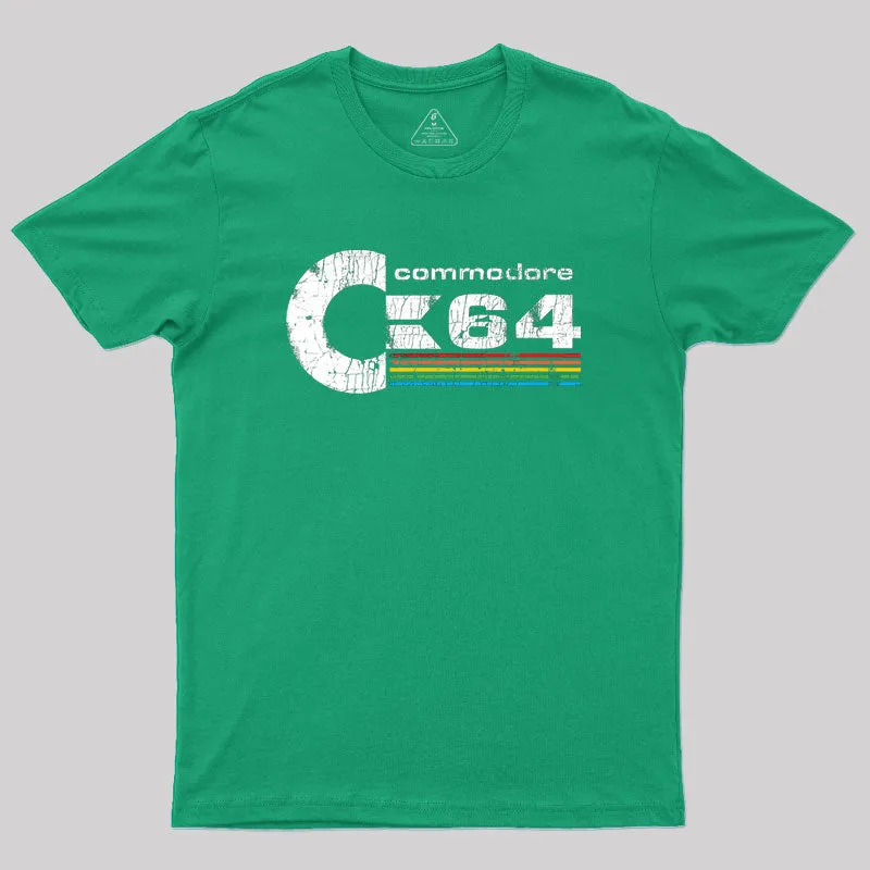 Commodore 64 Vintage Geek T-Shirt - Image 6