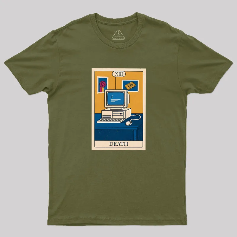 Death Card Geek T-Shirt - Image 3