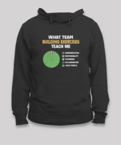 What Team Building Exercises Teach Me Geek Hoodie