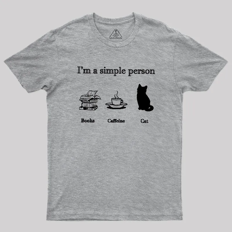 I'm A Simple Person Geek T-Shirt - Image 2