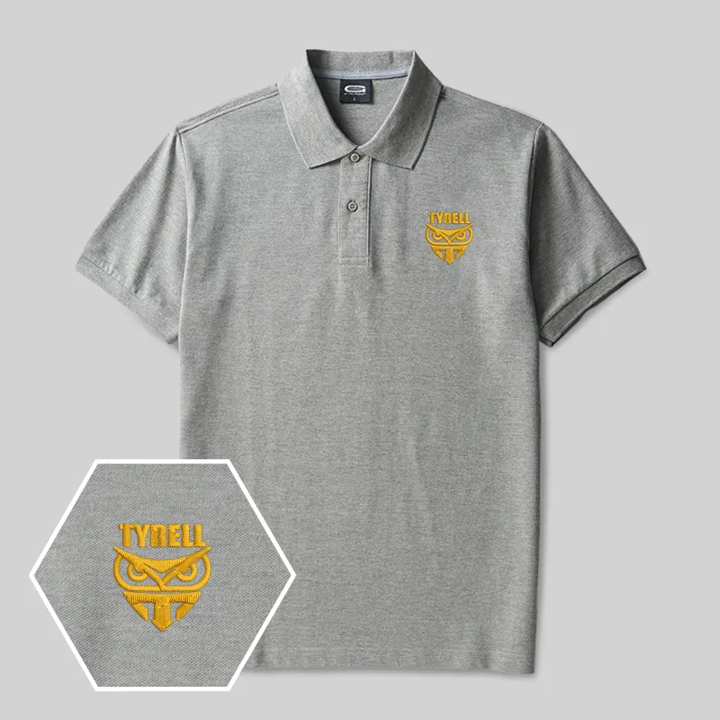 Tyrell Corporation Geek Embroidered Polo Shirts - Image 3