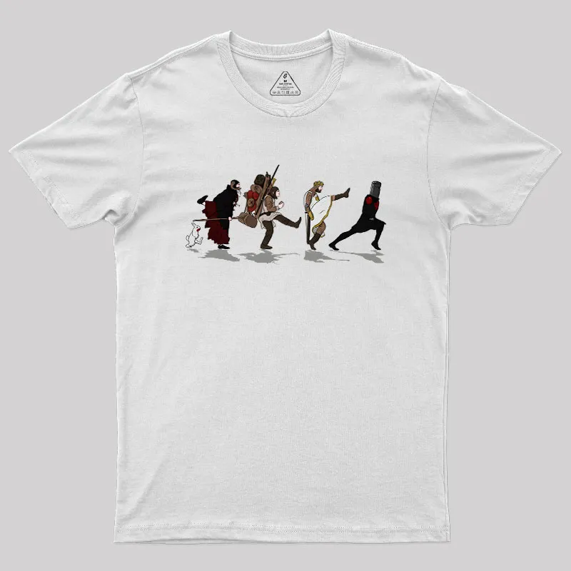 Walking Towards the Grail Geek T-Shirt - Image 9