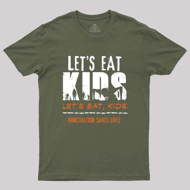 Punctuation Saves Lives Geek T-Shirt - Image 3