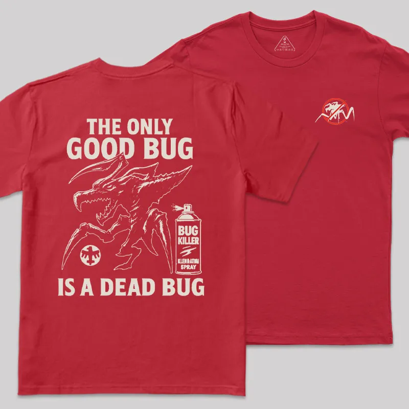 A Dead Bug Front and Back Printed Geek T-Shirt - Image 5