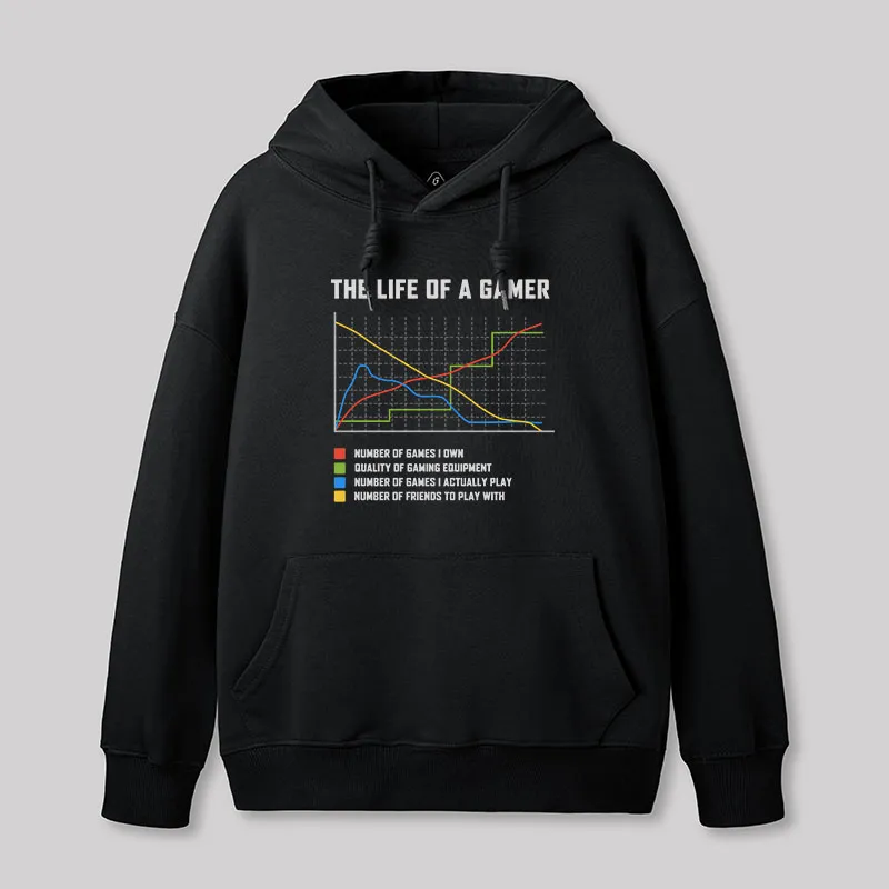 The Life Of A Gamer Geek Hoodie