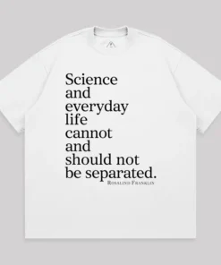 Alternative view of Science and Everyday  Oversized T-shirt