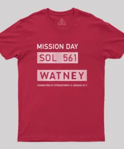 The Martian Watney Emblem Geek T-Shirt