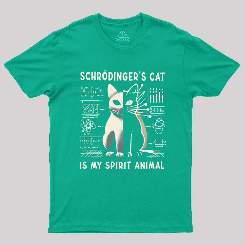 Schrodinger's Сat Science Nerd T-Shirt - Image 10