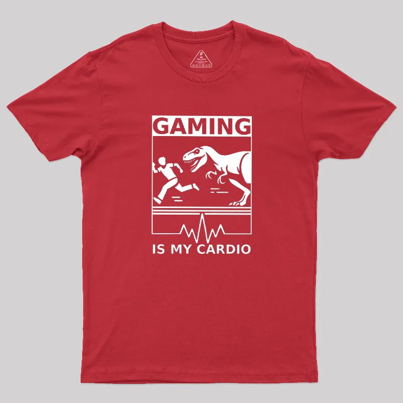 Gaming is My Cardio Geek T-Shirt - Image 5