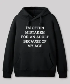 Mistaken For An Adult Geek Hoodie