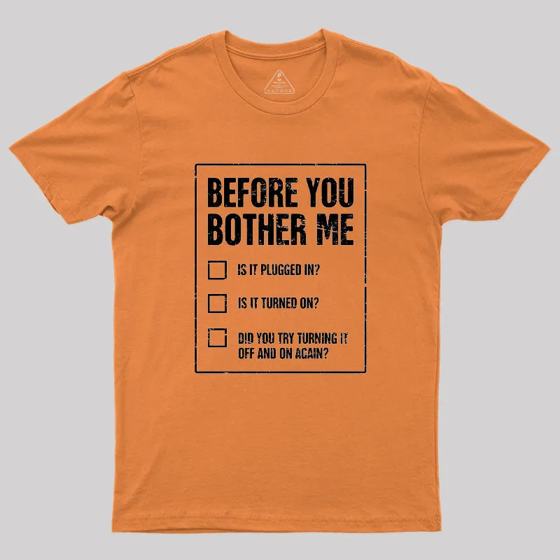 Tech Support IT Checklist Geek T-Shirt - Image 7