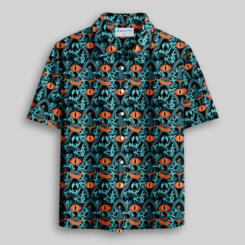 Eye of Sauron Button Up Pocket Shirt
