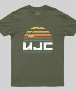 Alternative view of United Jupiter Company Geek T-Shirt
