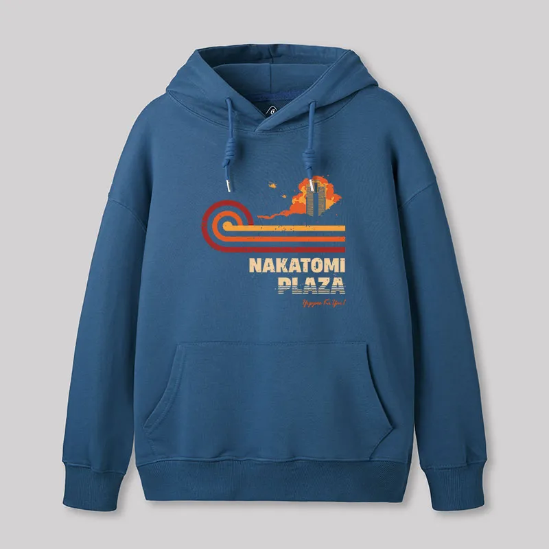 Retro Vintage Nakatomi Geek Hoodie - Image 2