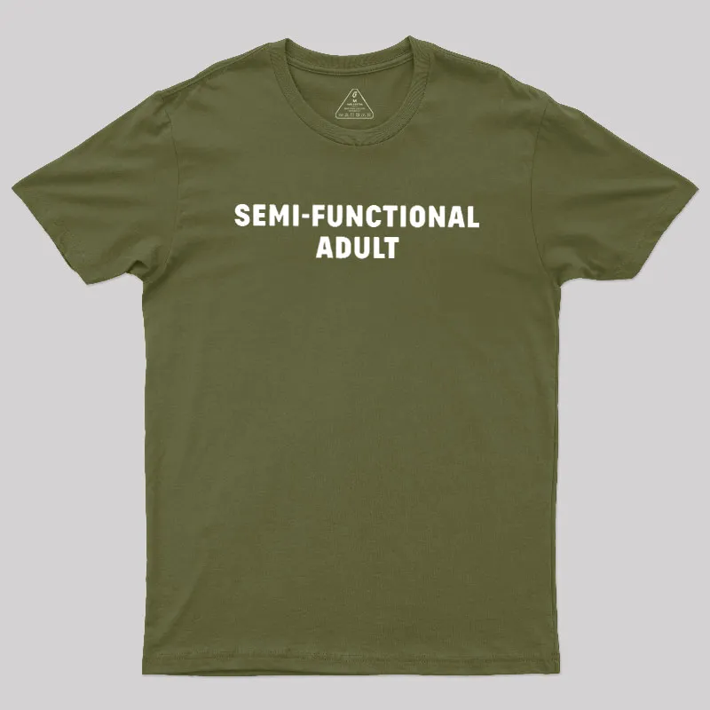 Semi-Functional Adult Geek T-Shirt - Image 3