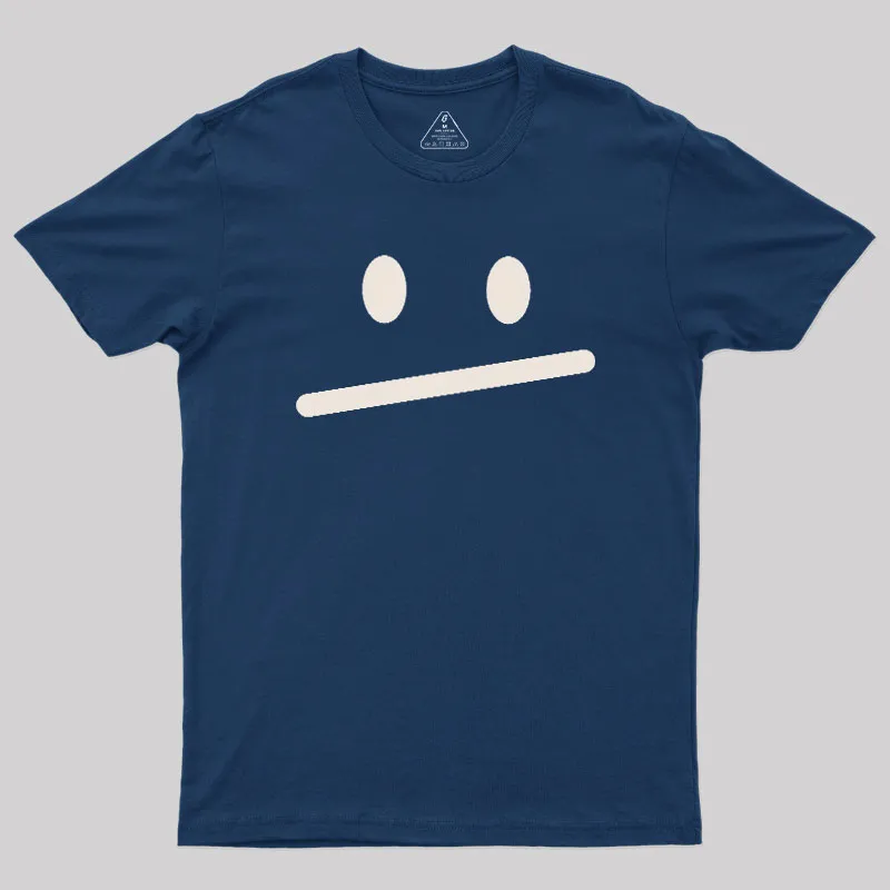 Meh Face Geek T-Shirt - Image 2