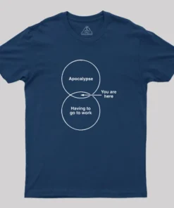 Alternative view of Apocalypse Diagram Geek T-Shirt