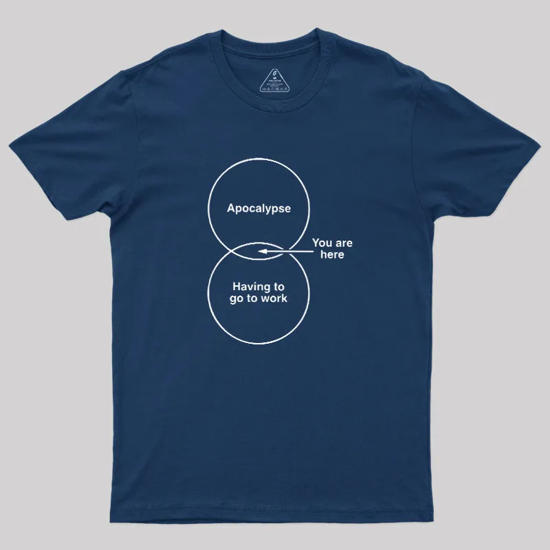 Apocalypse Diagram Geek T-Shirt - Image 2