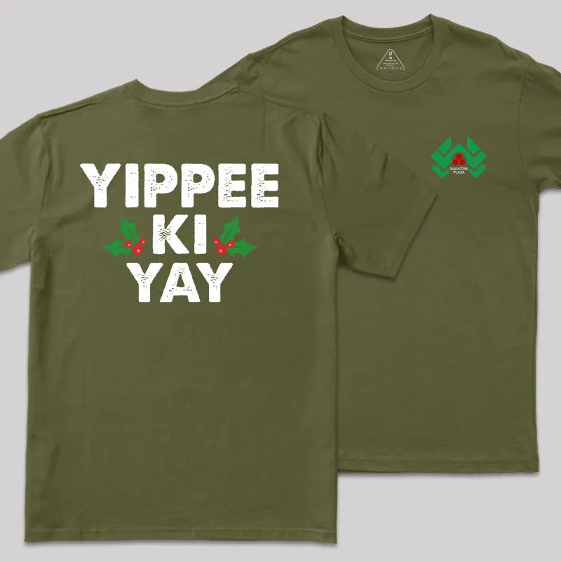 Yippee Ki Yay Front and Back Printed Geek T-Shirt - Image 3