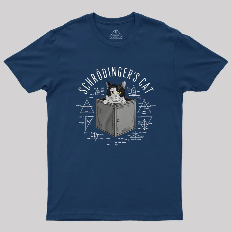 Schrodinger Cat Formulas Geek T-Shirt