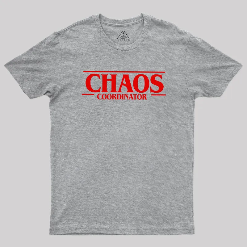 Stranger Chaos Geek T-Shirt - Image 4